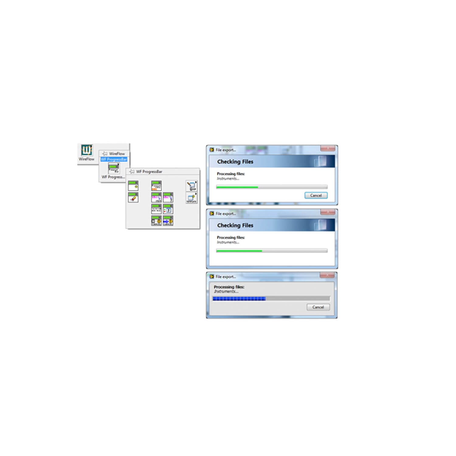 Progress Bar for LabVIEW